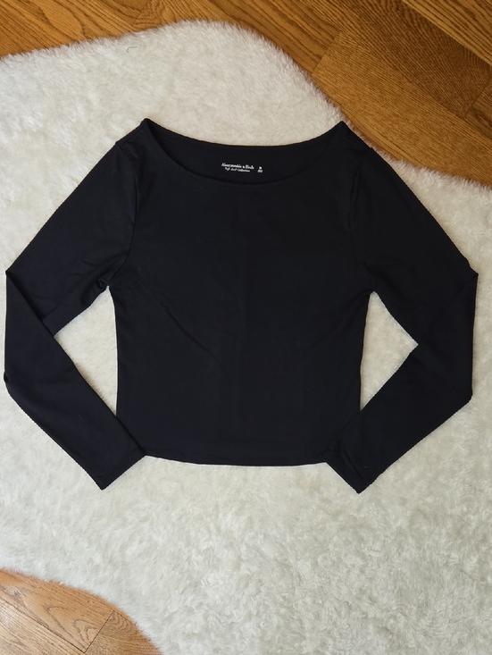 Abercrombie & Fitch Tops - Abercrombie & Fitch Black Long Sleeve Shirt, Womens Size Medium